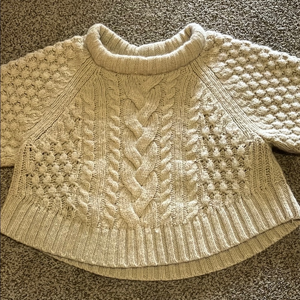 Banana Republic Cream Cowl Neck Sweater